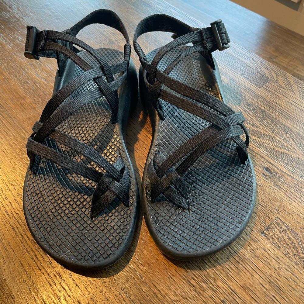 Chaco Black Yampa Dagger ZX/2 Sandals Active Outdoors Hiking Camping - Size 7